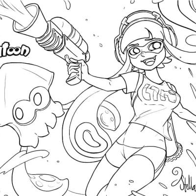 Ourcoloringpage Splatoon 22