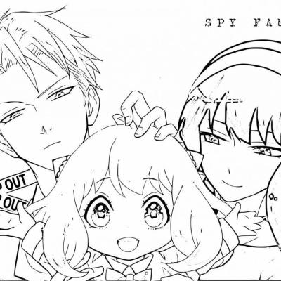 Ourcoloringpage Spy X Family 11