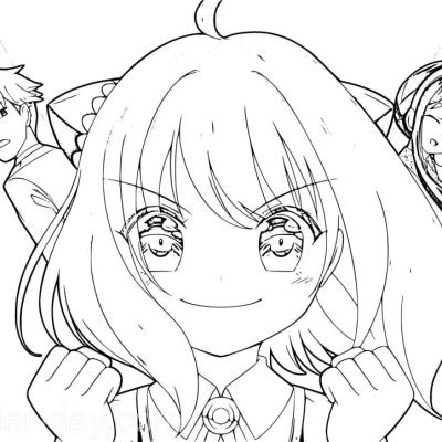 Ourcoloringpage Spy X Family 1