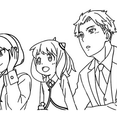 Ourcoloringpage Spy X Family 3