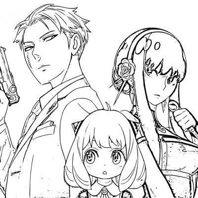 Ourcoloringpage Spy X Family 7
