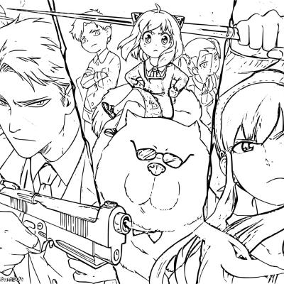 Ourcoloringpage Spy X Family 8