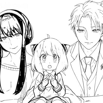 Ourcoloringpage Spy X Family 9