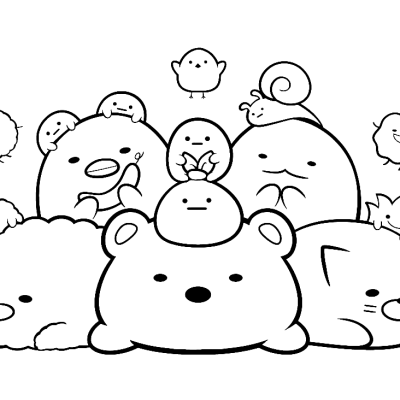 Ourcoloringpage Sumikko Gurashi 16