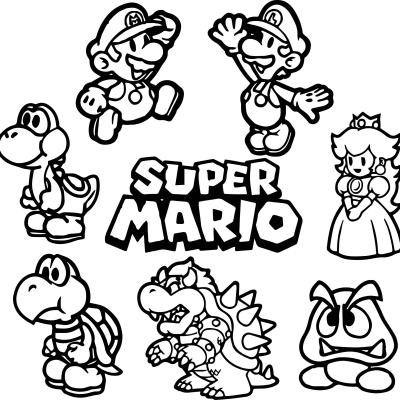 Ourcoloringpage Super Mario Bros 33