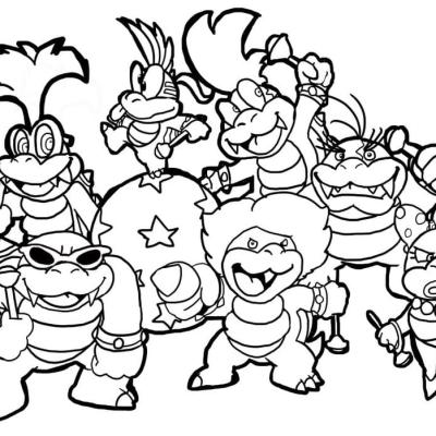 Ourcoloringpage Super Mario Bros 3