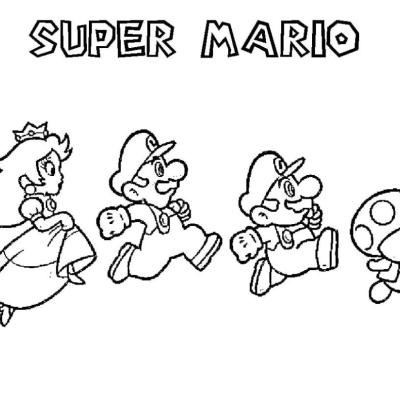Ourcoloringpage Super Mario Bros 5