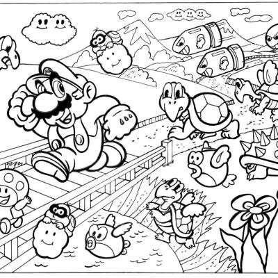 Ourcoloringpage Super Mario Bros 8