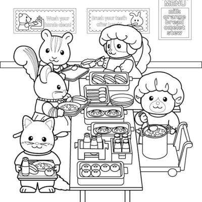 Ourcoloringpage Sylvanian Families 11