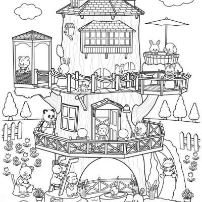 Ourcoloringpage Sylvanian Families 12