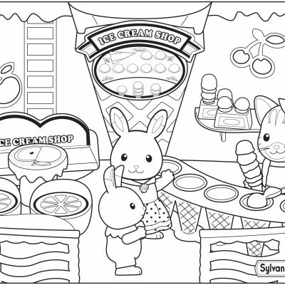Ourcoloringpage Sylvanian Families 13
