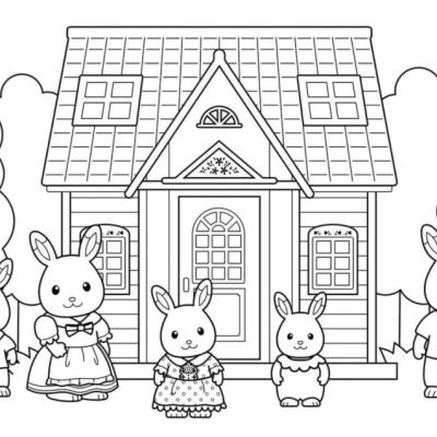 Ourcoloringpage Sylvanian Families 14