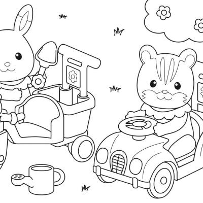 Ourcoloringpage Sylvanian Families 15