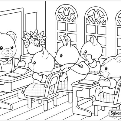 Ourcoloringpage Sylvanian Families 16