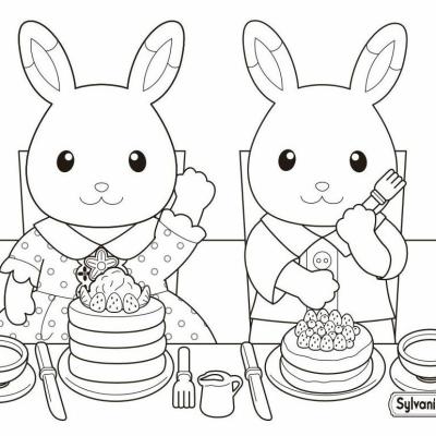 Ourcoloringpage Sylvanian Families 17