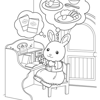 Ourcoloringpage Sylvanian Families 1