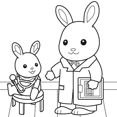 Ourcoloringpage Sylvanian Families 23