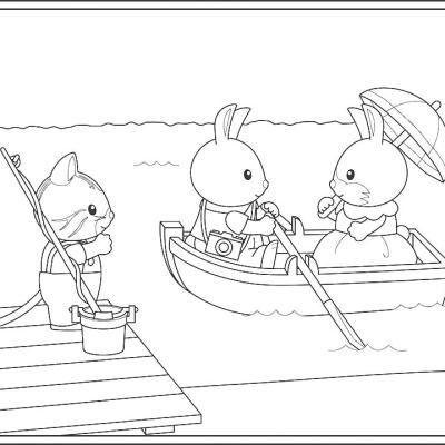 Ourcoloringpage Sylvanian Families 24