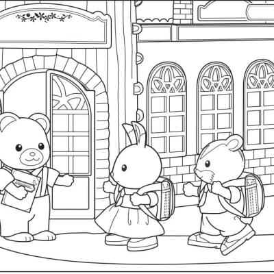 Ourcoloringpage Sylvanian Families 26