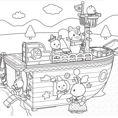Ourcoloringpage Sylvanian Families 27