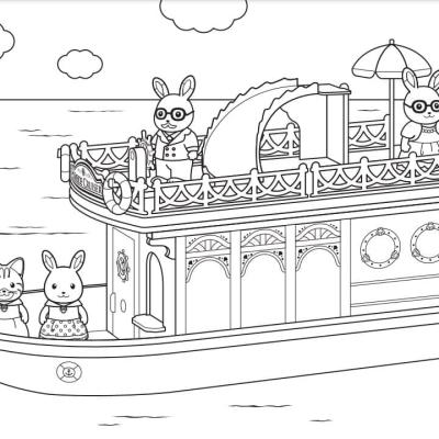 Ourcoloringpage Sylvanian Families 28