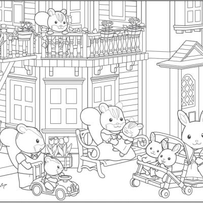 Ourcoloringpage Sylvanian Families 2