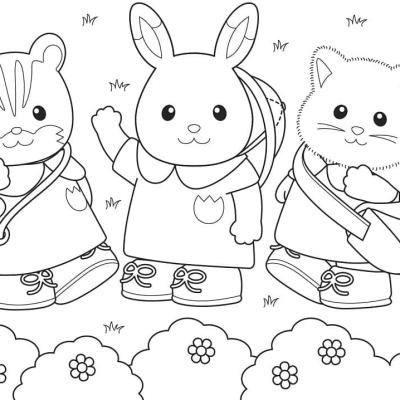 Ourcoloringpage Sylvanian Families 32