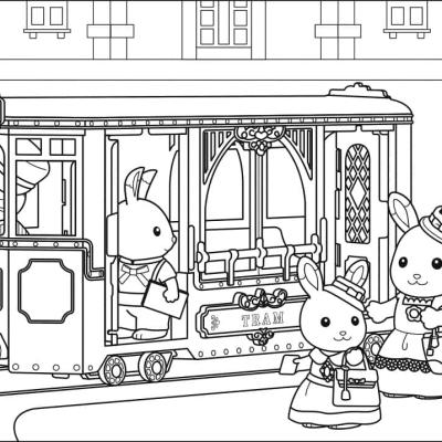 Ourcoloringpage Sylvanian Families 33