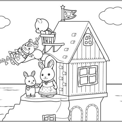 Ourcoloringpage Sylvanian Families 34