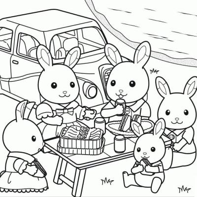 Ourcoloringpage Sylvanian Families 35