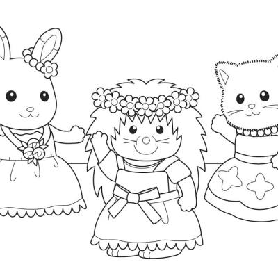 Ourcoloringpage Sylvanian Families 36