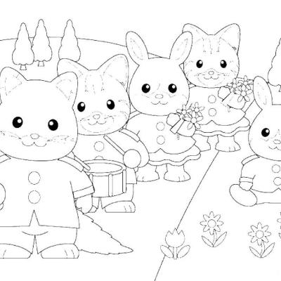 Ourcoloringpage Sylvanian Families 39