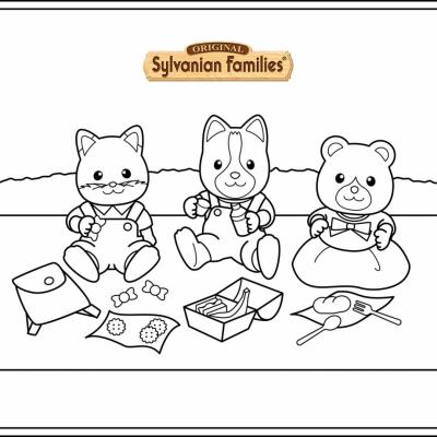Ourcoloringpage Sylvanian Families 40