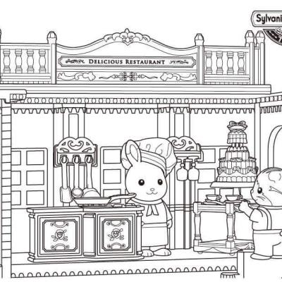 Ourcoloringpage Sylvanian Families 41