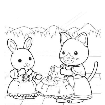 Ourcoloringpage Sylvanian Families 45