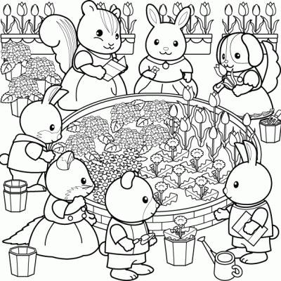 Ourcoloringpage Sylvanian Families 52