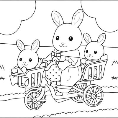 Ourcoloringpage Sylvanian Families 5