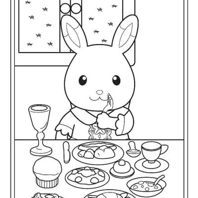 Ourcoloringpage Sylvanian Families 8