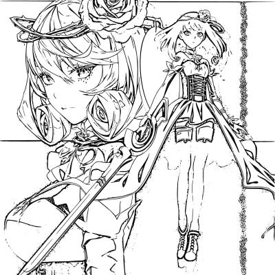 Ourcoloringpage Takt Op Destiny7