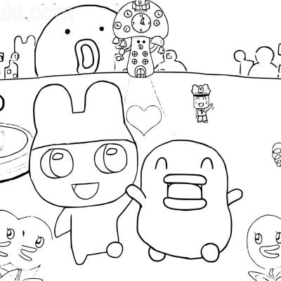Ourcoloringpage Tamagochi 7