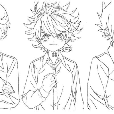 Ourcoloringpage The Promised Neverland 10