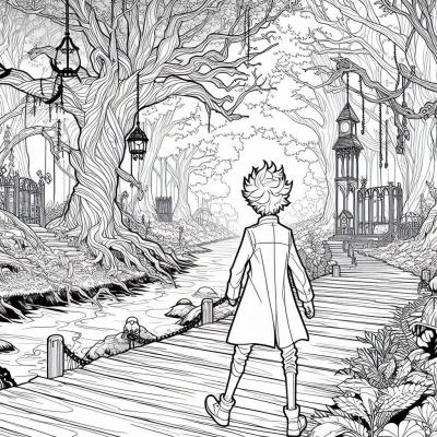 Ourcoloringpage The Promised Neverland 20