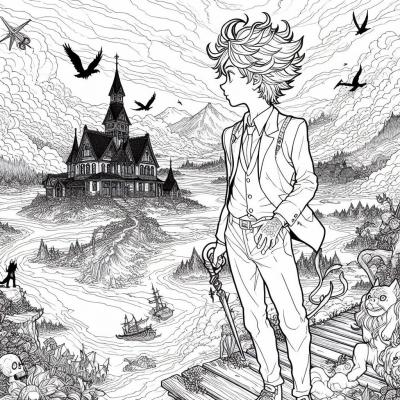 Ourcoloringpage The Promised Neverland 23