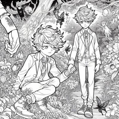 Ourcoloringpage The Promised Neverland 24