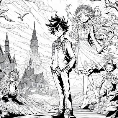 Ourcoloringpage The Promised Neverland 26
