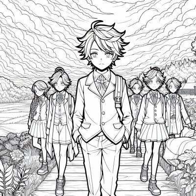 Ourcoloringpage The Promised Neverland 27