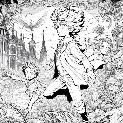Ourcoloringpage The Promised Neverland 30