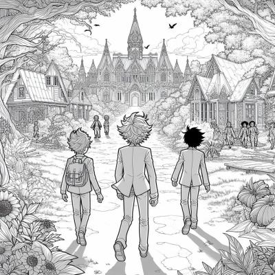 Ourcoloringpage The Promised Neverland 31