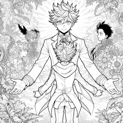 Ourcoloringpage The Promised Neverland 32