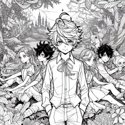 Ourcoloringpage The Promised Neverland 33